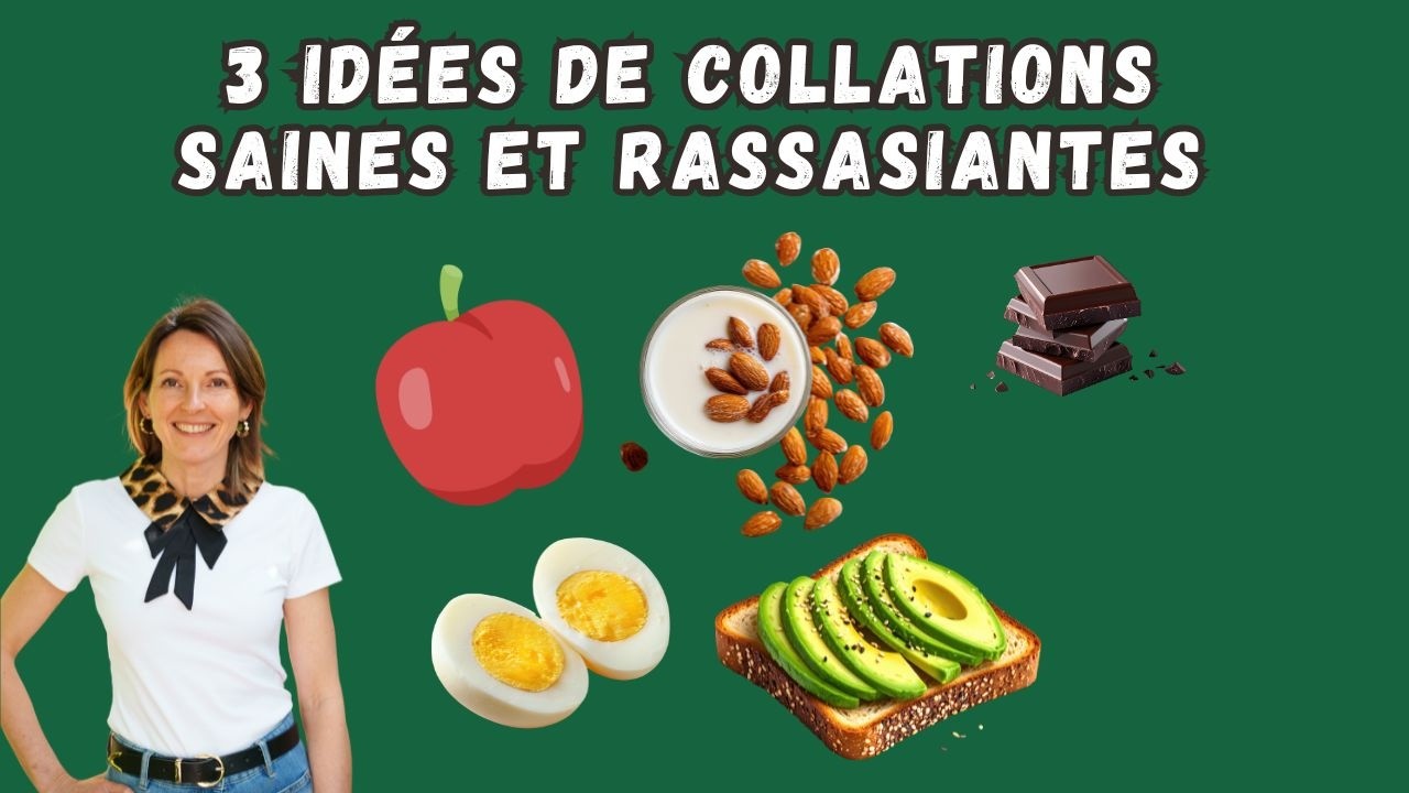 3 idées de collations saines et IG bas