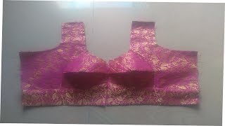 HOW TO CUT DOUBLE KTORI BLOUSE (DRAFTING,CUTTING,STITCHING) IN हिंदी