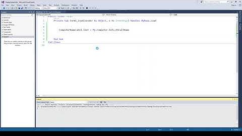 Get the System Information using vb.net