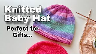 (No Experience Needed!) Knitting a Baby Hat for the First Time | Simple & Cozy DIY screenshot 1