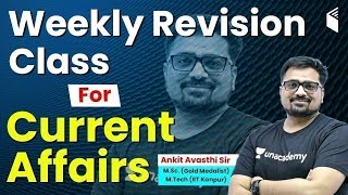 Weekly Current Affairs 2020 | Revision Class for Current Affairs by Ankit Avasthi Sir screenshot 1