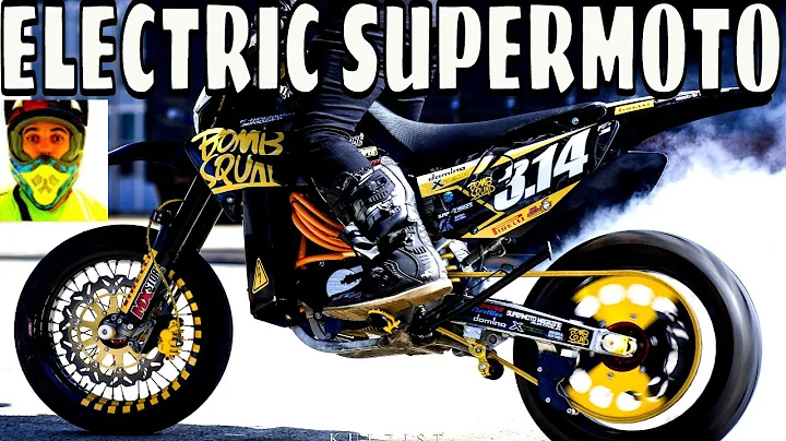 Electric Honda CRF MX vs Petrol Bikes (race track) 50kW Electric Supermoto Build • Sketch Coleman