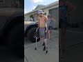 C5-C6 QUADRIPLEGIC WALKING WITH KAFO BRACES