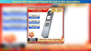 Discount THINKCAR VENU iPRO Car Tire Pressure Diagnose Tool Automotive TPMS Sensor Programming Lear