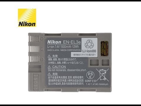 Ремонт аккумулятора Nikon EN-EL3e.