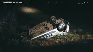 Accident Gherla doua masini rasturnate (Cluj) 17 12 2022