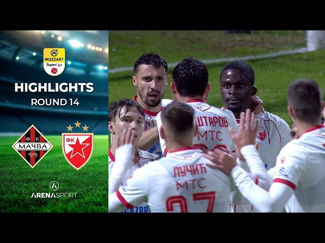Mačva Šabac - Crvena zvezda 2:4 | MOZZART BET SUPERLIGA SRBIJE (14. kolo) | 31. oktobar 2026.