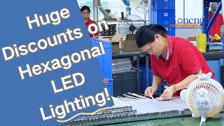 Exclusive Discounts on Hexagonal LED Wall Lights | Perfect for Professional Lighting Venues