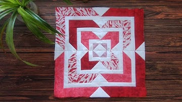 Any Strip Size Works! Make This Eye Catching Patchwork Block