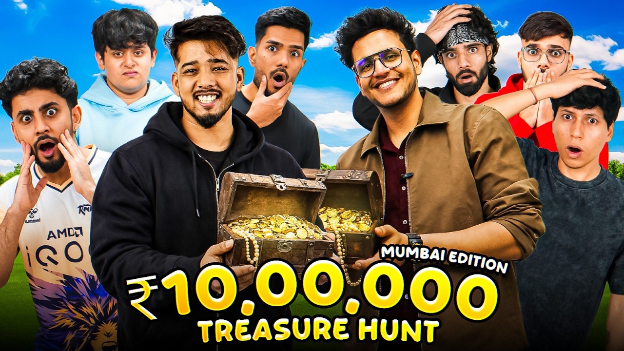 Finding Treasure Worth ₹10,00,000 in the Streets of Mumbai | Challenge