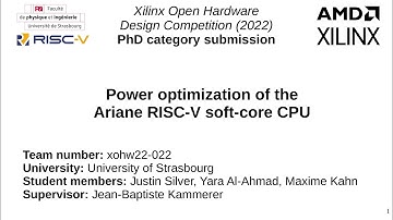 Power optimization of the Ariane RISC-V soft-core CPU [xohw22-022]