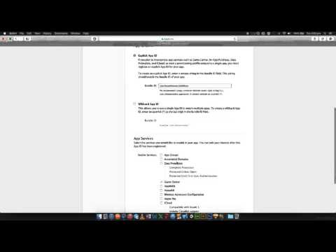 ISO App develpment 04 App Bundle ID and Provisoning Profile