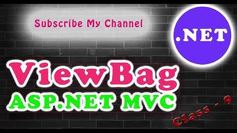 # 9 What Is ViewBag In ASP.NET MVC For Beginners In Hindi / Urdu