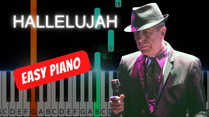 How to play Hallelujah by Leonard Cohen | Easy piano sheet music