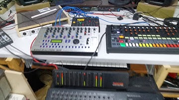 Tascam midistudio 688 демонстрация записи на кассету.