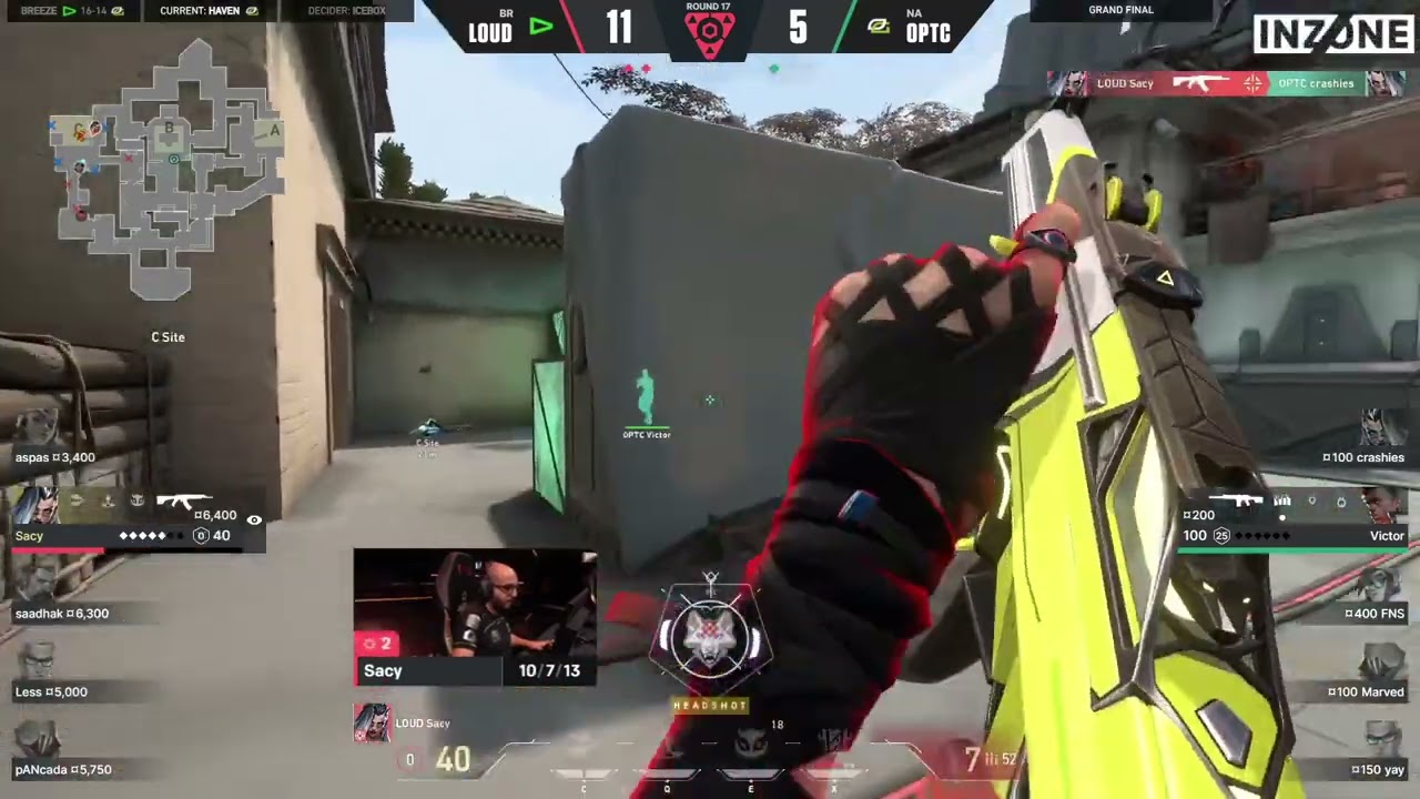 LOUD Sacy 1v3 vs Optic on Heaven | Loud Vs Optic | VCT Istanbul