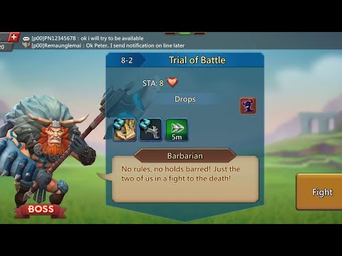 Lords Mobile | Normal 8-2 Trial of Battle