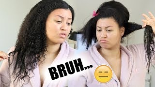 Straight to Curly ⎜ Heat Damage?! I Just Want My Curls Back!