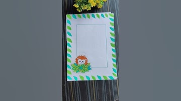 10 Front page ideas #frontpage #frontpagedesign #borderdesign #borderart #stickersdiiiva #shorts