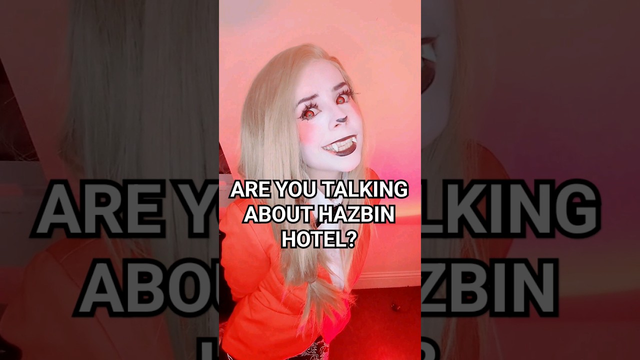 HAVE YOU HEARD ABOUT HAZBIN HOTEL? Charlie Morningstar cosplay  funny meme #cosplay #hazbinhotel
