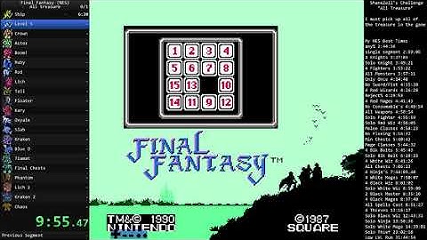 FF1 NES All Treasure 4:41:06