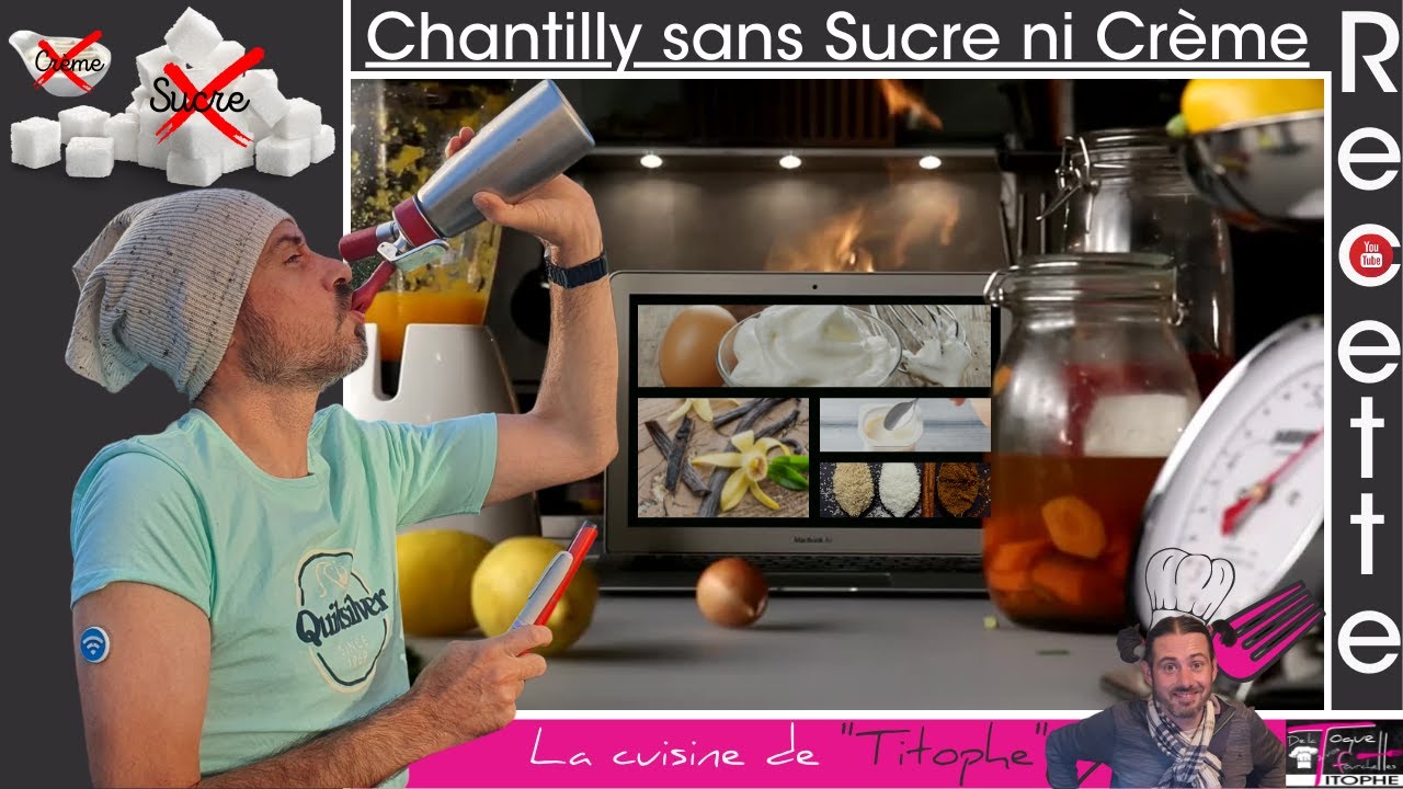 Chantilly Maison Avec Blanc D'oeuf Sans Creme