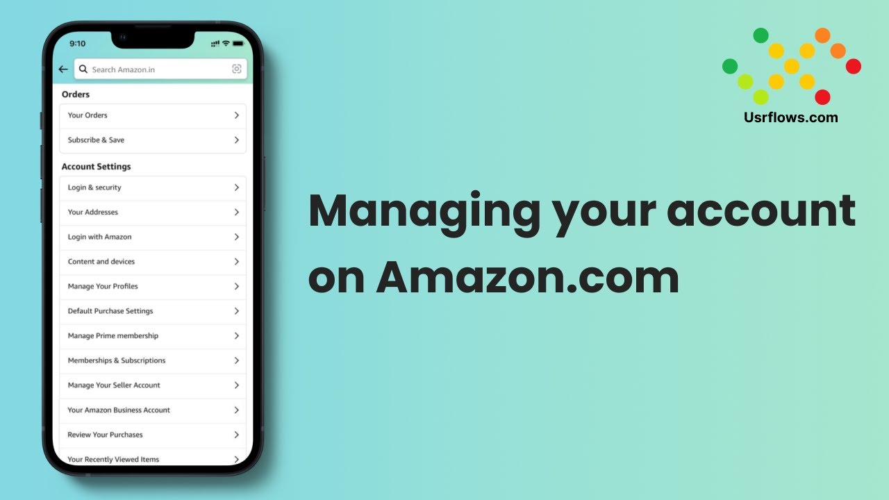 Manage your account on User flow YouTube