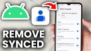 How To Remove Gmail Sync Contacts From Android Phone - Unsync