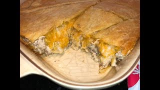 Easy Bake Sausage & Cream Cheese Casserole (Southern Syle)  Breakfast For 8 People