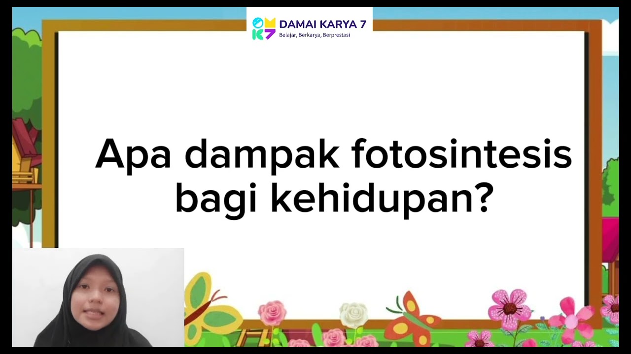 Apa dampak fotosintesis bagi kehidupan🌲