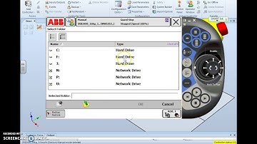 ABB IRC5 How to Create a Backup on FlexPendant  Navigate Flex Pendant Explorer