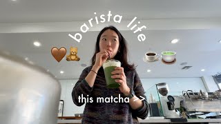 day in my life as a barista in los angeles ☕️🧸 [cafe vlog]
