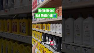 home Depot sells everything including motor oil! #fallintoshorts #homedepot #motoroil home Depot sells everything including motor oil! #fallintoshorts #homedepot #motoroil