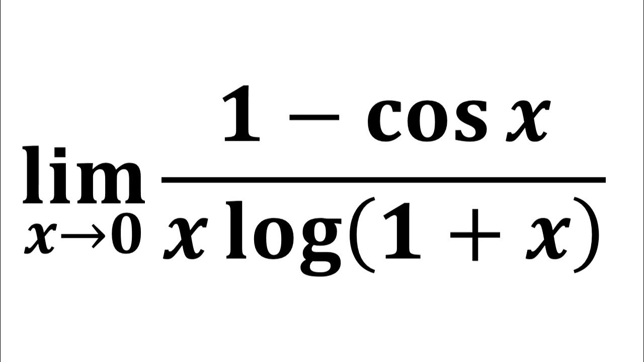 Limit Of 1 Cos X x Log 1 X As X Approaches 0 YouTube limit-of-sin-x-x-as-x-approaches-0-epsilonify