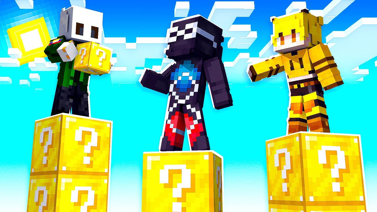 Jugamos Pilares De LUCKY BLOCKS En Minecraft...