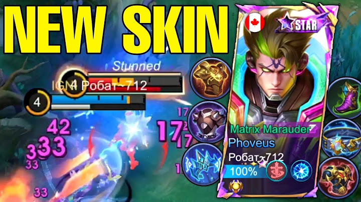 Matrix Matauder Phoveus New Starlight Skin - Top Global Phoveus by Poбat~712 - Mobile Legends