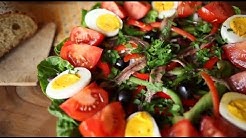 Recette pour faire une vraie salade niçoise