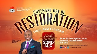 Covenant Day of Restoration | 1st Service | Pst Matthew Abiola | 22nd August 2021