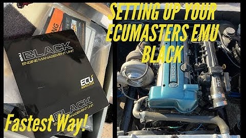 GETTING YOUR CAR STARTED ON AN ECUMASTERS EMU BLACK!