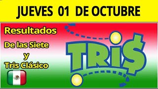 Resultado del Sorteo tris de las siete y Clasico  deL JUEVES 1 de Octubre de 2020 screenshot 5