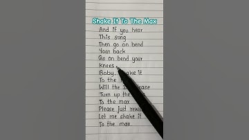 Thumbnail of Shake It To The Max (fly) (remix) #lyrics #shakeittothemax #song #lyricsvideo #songlyrics #shortfeed