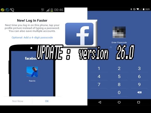 ★★★ FACEBOOK ANDROID APP.  UPDATE - version 26.0 ★★★