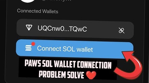 PAWS 🐾 SOLANA / PHANTOM WALLET NOT CONNECTING PROBLEM SOLVE