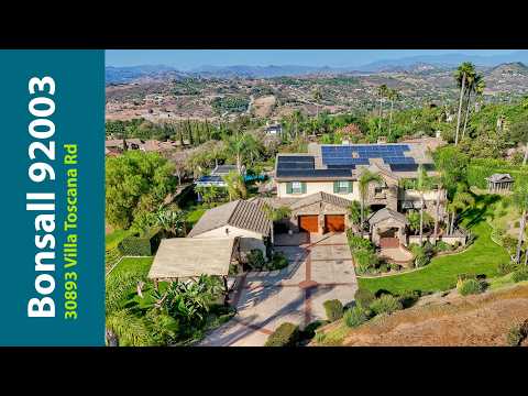 30893 Villa Toscana Rd, Bonsall, CA home video tour