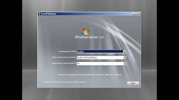Installing Windows Server 2008 Enterprise Edition