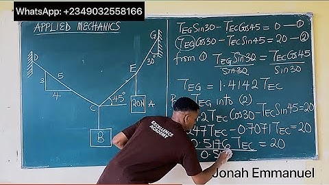 Equilibrium of Forces 2 (Equilibrium of Particles) | Applied Mechanics #equilibrium #solidmechanics