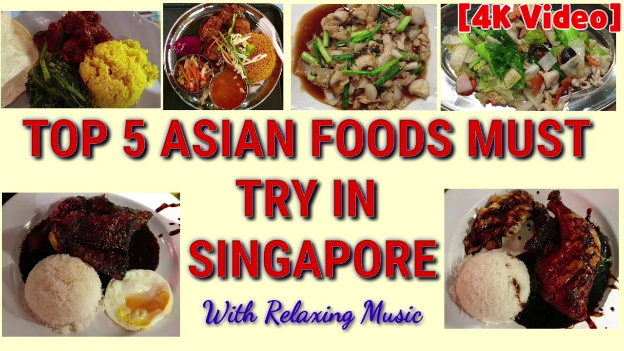 [4K] TOP 5 Asian foods MUST TRY in SINGAPORE | JUPAO FILMS