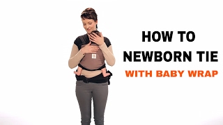 How Do I Newborn Basic Tie? | Baby Wrap | 2014 | Ergobaby