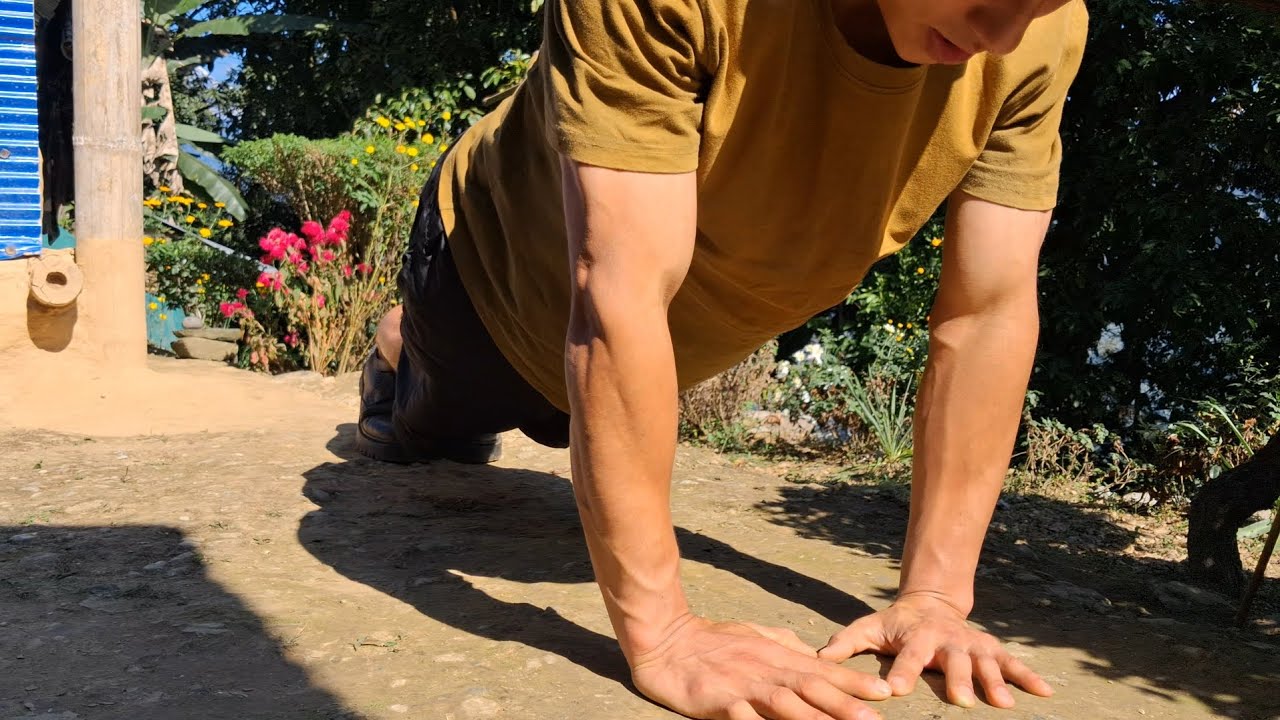 27/75 hard day challenge diamond push ups exercise | 2026