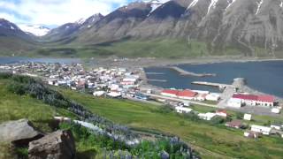 Overlooking Ólafsfjörður, Iceland on July 9th, 2012